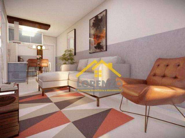 Apartamento com 3 dormitórios à venda, 59 m² por R$ 399.900,01 - Vila Curuçá - Santo André/SP