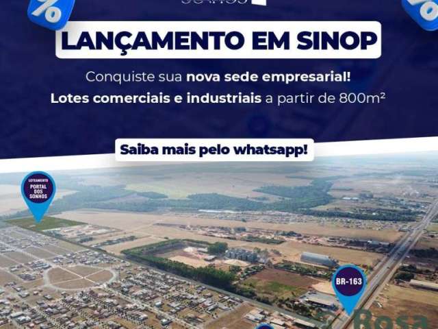 Terrenos ou lotes comercial/industrial para venda, Sinop-MT - TE7159