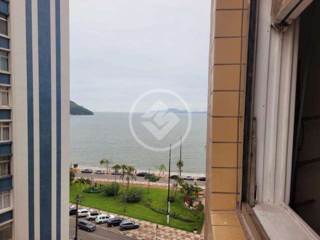 Apartamento de 1 quarto com vista par o mar em Santos codigo: 85583