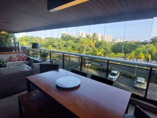 Apartamento à venda - 3 suítes  - barra da tijuca - magnífica vista para lagoa !condomínio park palace