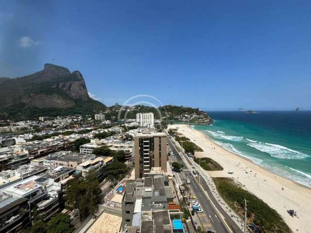 Cobertura duplex  á venda frontal mar - 2 suítes - barra da tijuca -  jardim oceânico