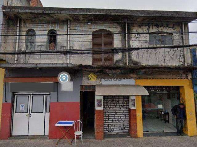 Terreno comercial em declive 10 x 29 à venda, 288 m² por R$ 800.000 - Av. do Oratório - Jardim Ângela (Zona Leste) - São Paulo/SP