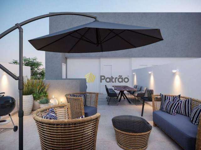 Apartamento com 2 dormitórios à venda, 51 m² por R$ 317.000,00 - Vila Guiomar - Santo André/SP