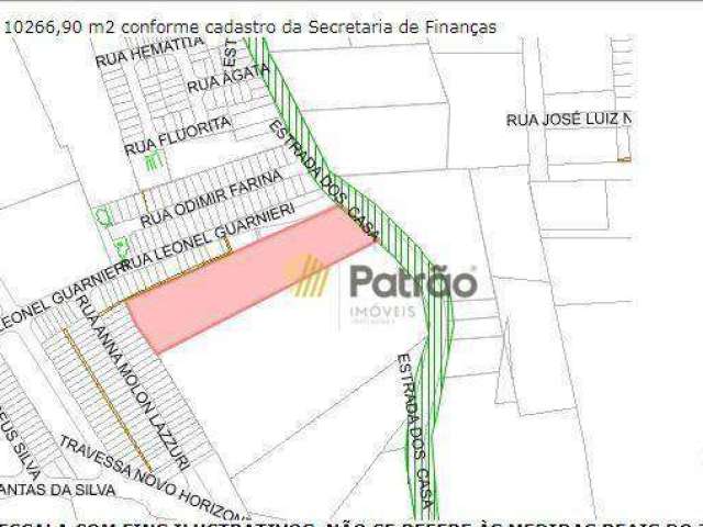 Terreno, 10266 m² - venda por R$ 14.000.000,00 ou aluguel por R$ 82.402,93/mês - Dos Casa - São Bernardo do Campo/SP