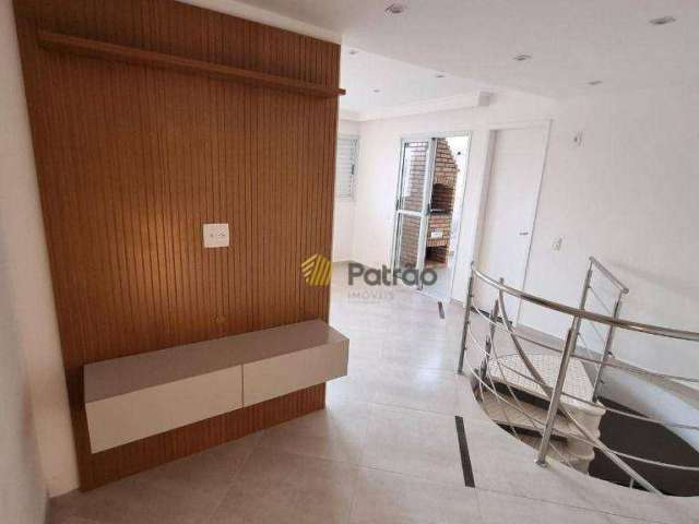 Cobertura com 3 dormitórios à venda, 86 m² por R$ 540.000,00 - Casa Branca - Santo André/SP