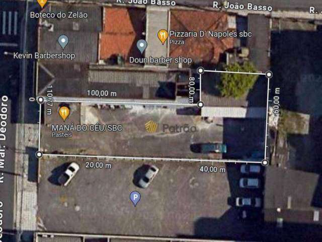 Terreno à venda, 432 m² por R$ 2.600.000,00 - Centro - São Bernardo do Campo/SP