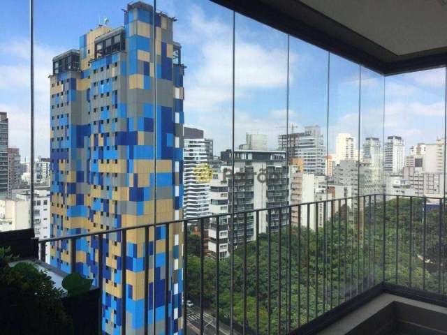 Apartamento com 1 dormitório para alugar, 31 m² por R$ 5.743,51/mês - Cerqueira César - São Paulo/SP