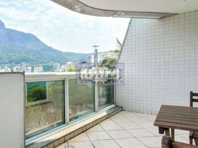 Flat com 2 quartos à venda na Avenida Epitácio Pessoa, Lagoa, Rio de Janeiro, 62 m2 por R$ 1.200.000