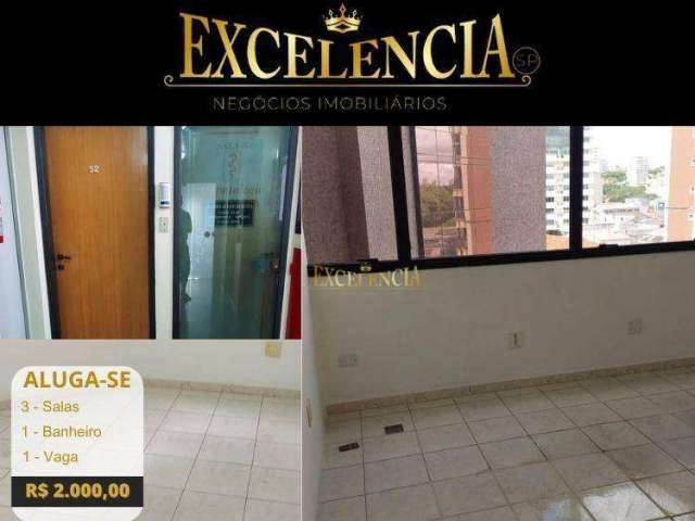 Sala para alugar, 105 m² por R$ 2.800,00/mês - Santana - São Paulo/SP