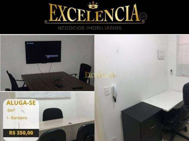 Sala para alugar, 6 m² por R$ 350/mês - Luz - São Paulo/SP