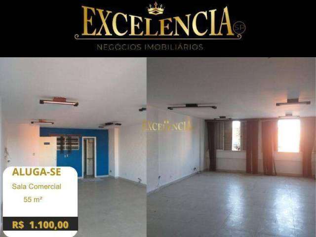 Sala para alugar, 55 m² por R$ 1.940,00/mês - Tucuruvi - São Paulo/SP