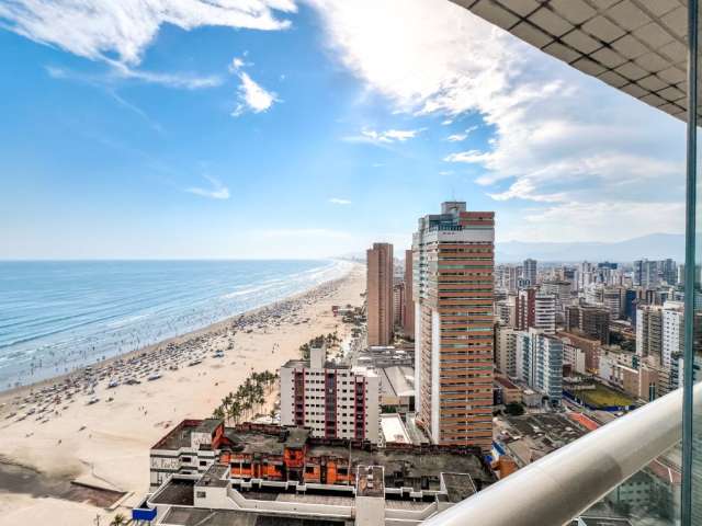 Apartamento 2 dorm. frente mar no boqueirão