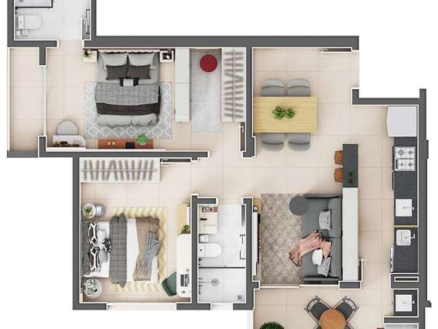 Apartamento com 1 dormitório à venda sendo 1 suíte, 74.22 m² por - R$ 840.000,00 - Fazenda - Itajaí/SC