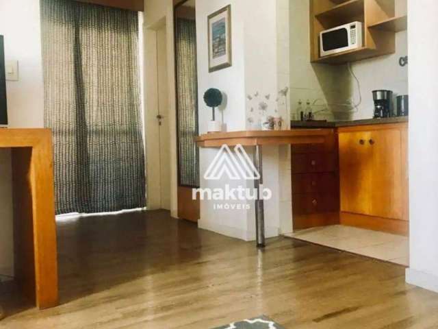 Flat com 1 dormitório à venda, 44 m² por R$ 248.000,00 - Centro - Santo André/SP