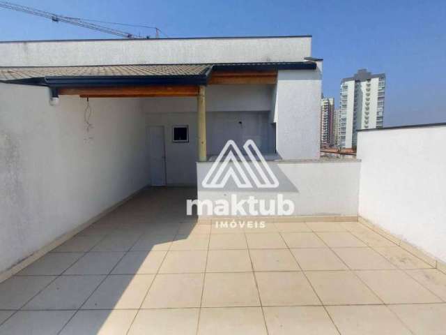 Cobertura com 2 dormitórios à venda, 104 m² por R$ 445.000,00 - Vila Pires - Santo André/SP