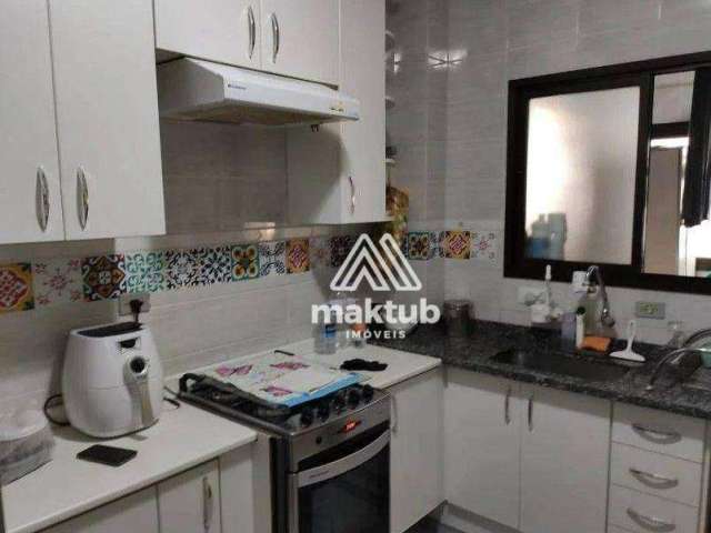 Apartamento com 3 dormitórios  sendo 1 suíte à venda, 86 m² por R$ 480.000 - Vila Scarpelli - Santo André/SP