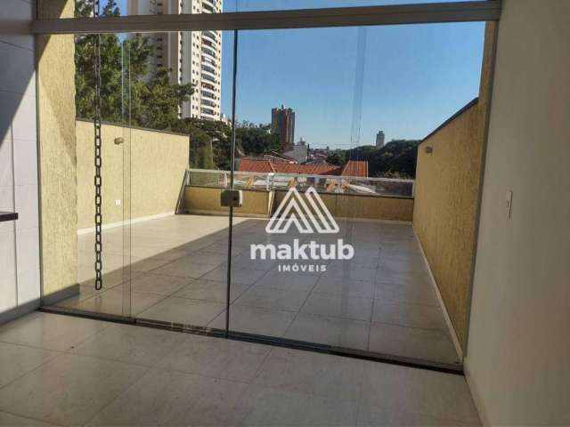 Cobertura com 2 dormitórios à venda, 95 m² por R$ 610.000,00 - Jardim - Santo André/SP