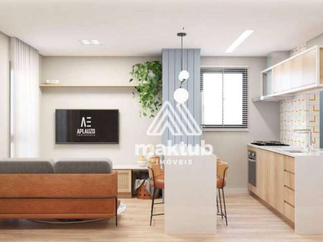 Apartamento com 2 dormitórios à venda, 58 m² por R$ 530.000,00 - Jardim Bela Vista - Santo André/SP