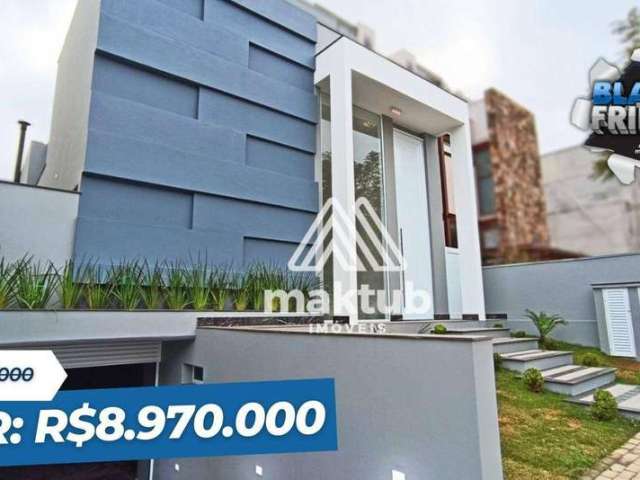 Sobrado com 5 quartos sendo suites à venda, 571 m² por R$ 8.990.000 - Cerâmica - São Caetano do Sul/SP