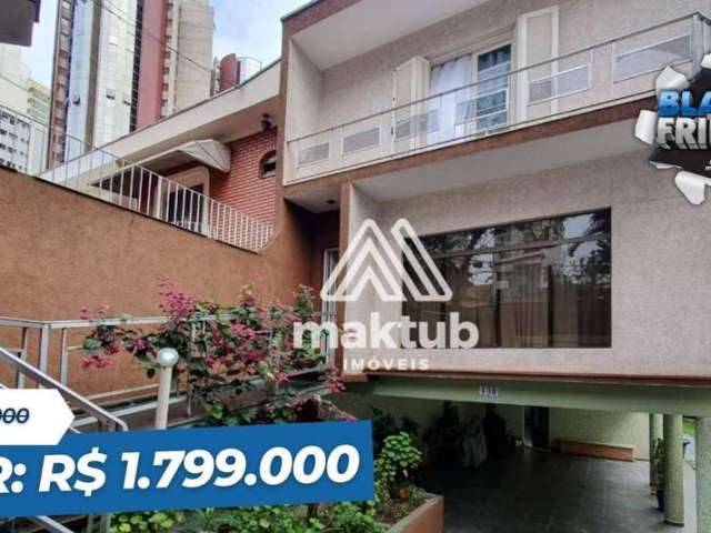 Sobrado com 3 dormitórios à venda, 343 m² por R$ 1.799.000,00 - Centro - Santo André/SP