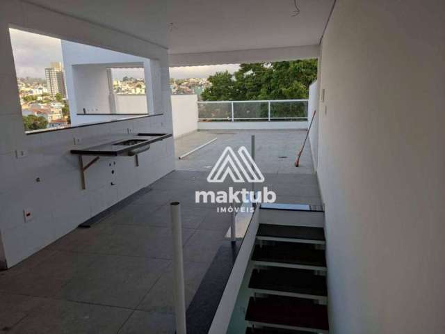 Cobertura com 3 dormitórios à venda, 140 m² por R$ 625.000,00 - Vila Pires - Santo André/SP