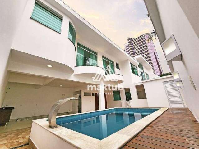 Sobrado alto padrão à venda por R$ 3.499.000 - Jardim - Santo André/SP