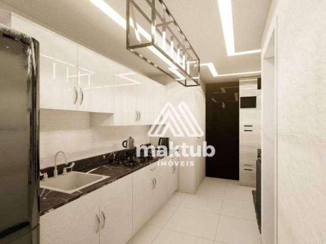 Apartamento com 2 dormitórios à venda, 45 m² por R$ 365.000,00 - Campestre - Santo André/SP