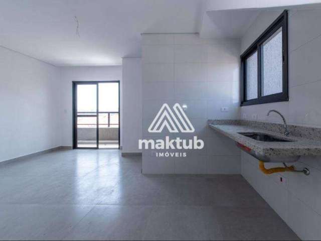 Apartamento com 2 dormitórios para alugar, 51 m² por R$ 2.350,00/mês - Vila Curuçá - Santo André/SP