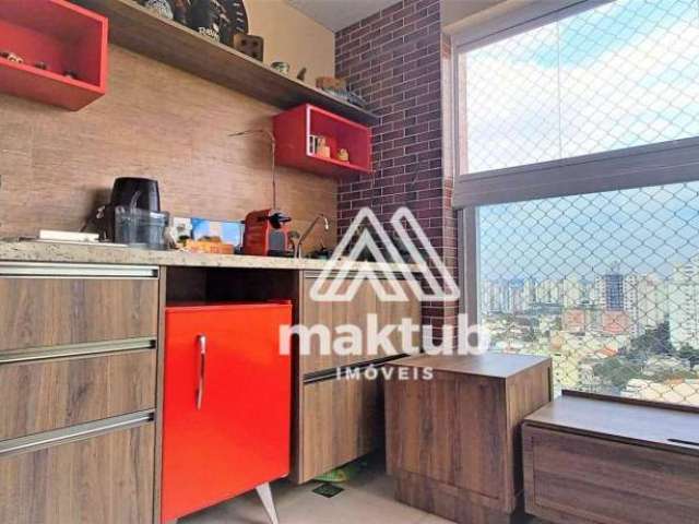 Apartamento com 3 dormitórios à venda, 74 m² por R$ 780.000,00 - Campestre - Santo André/SP