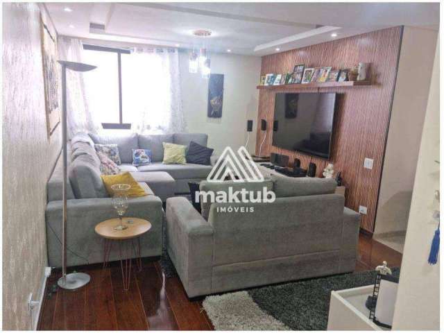 Apartamento com 3 dormitórios à venda, 106 m² por R$ 558.000,00 - Parque das Nações - Santo André/SP