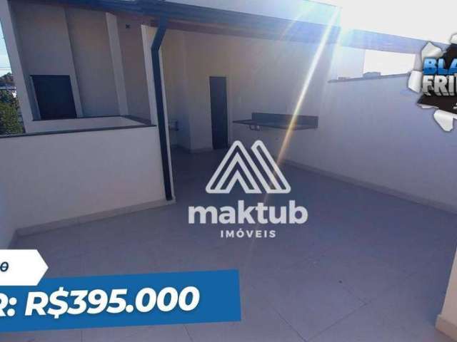 Cobertura com 2 Quartos à venda, 84 m² por R$ 395.000 - Vila Pires - Santo André/SP