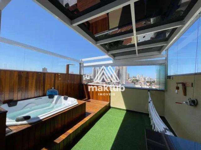 Cobertura com 2 dormitórios à venda, 86 m² por R$ 760.000,00 - Santa Maria - Santo André/SP