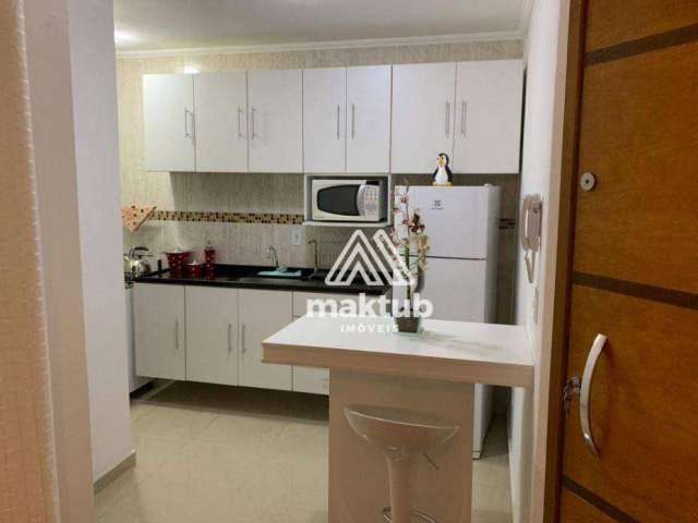 Apartamento com 2 dormitórios à venda, 44 m² por R$ 370.000,00 - Campestre - Santo André/SP