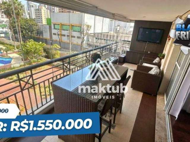 Apartamento com 3 dormitórios à venda, 136 m² por R$ 1.550.000,00 - Jardim - Santo André/SP