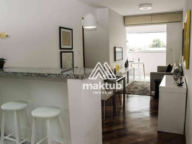 Apartamento com 2 dormitórios à venda, 60 m² por R$ 576.000,00 - Campestre - Santo André/SP