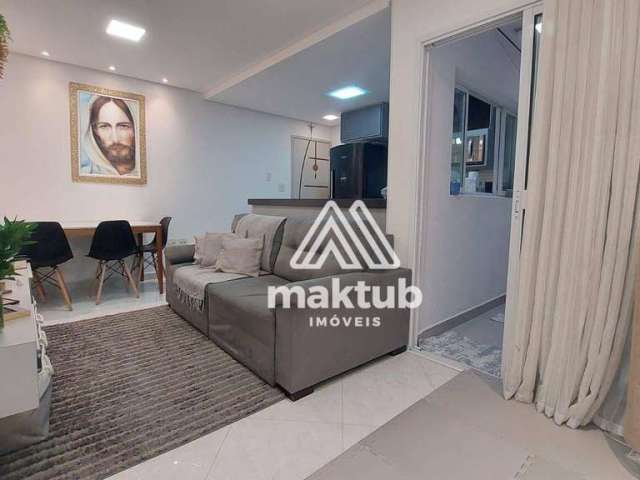 Apartamento à venda, 52 m² por R$ 350.000,00 - Vila Valparaíso - Santo André/SP