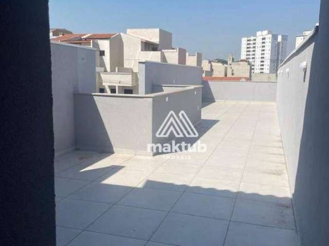 Cobertura com 2 dormitórios à venda, 124 m² por R$ 515.000,00 - Vila Humaitá - Santo André/SP