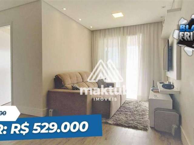 Apartamento com 2 Quartos à venda, 66 m² por R$ 529.990 - Vila Pires - Santo André/SP