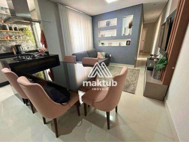 Cobertura com 3 dormitórios à venda, 141 m² por R$ 920.000,00 - Vila Assunção - Santo André/SP