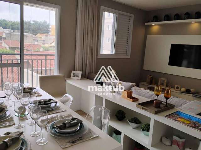 Apartamento com 3 dormitórios à venda, 59 m² por R$ 535.700,00 - Campestre - Santo André/SP