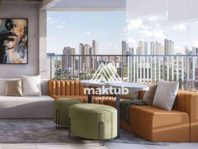 Studio com 1 dormitório à venda, 30 m² por R$ 355.577,40 - Jardim - Santo André/SP