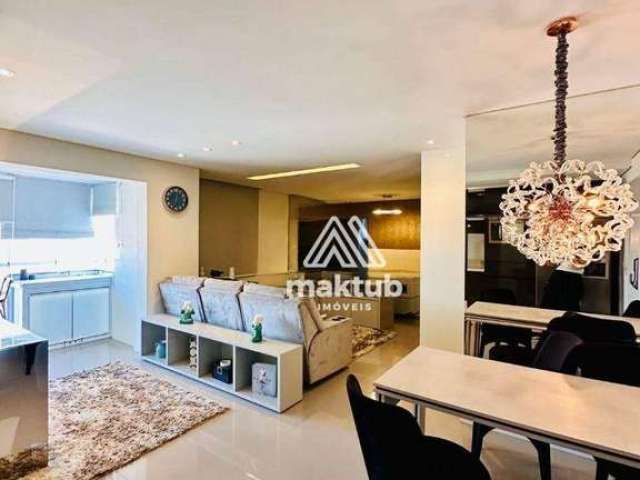 Apartamento com 1 dormitório à venda, 64 m² por R$ 595.000,00 - Campestre - Santo André/SP