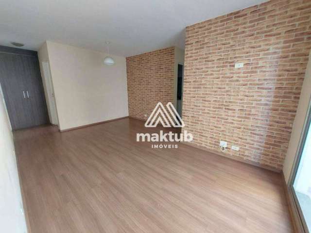 Apartamento com 3 dormitórios à venda, 67 m² por R$ 382.000,00 - Vila Homero Thon - Santo André/SP