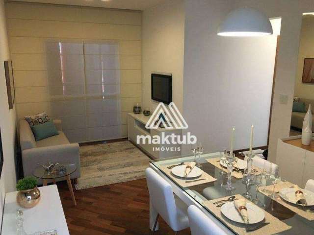 Apartamento PRONTO com 3 dormitórios à venda, 86 m² por R$ 759.000 - Vila Alzira - Santo André/SP