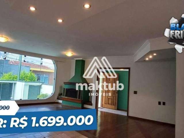 Sobrado com 3 dormitórios à venda, 348 m² por R$ 1.699.000,00 - Jardim Bela Vista - Santo André/SP