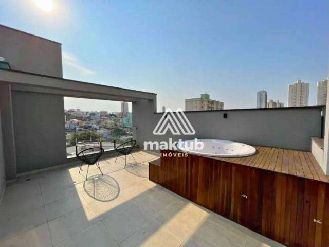 Cobertura com 2 dormitórios à venda, 117 m² por R$ 735.000 - Campestre - Santo André/SP