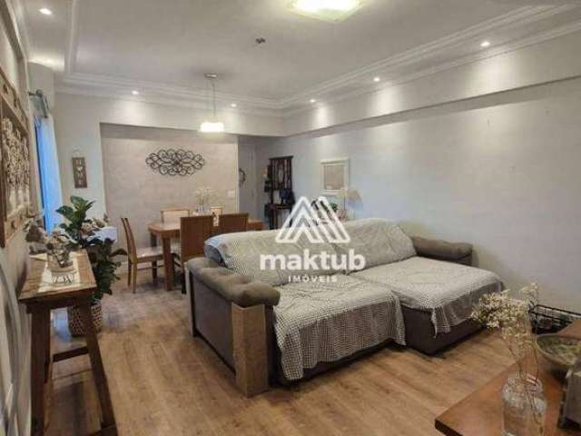 Apartamento com 3 dormitórios para alugar, 106 m² por R$ 4.565,00/mês - Vila Valparaíso - Santo André/SP