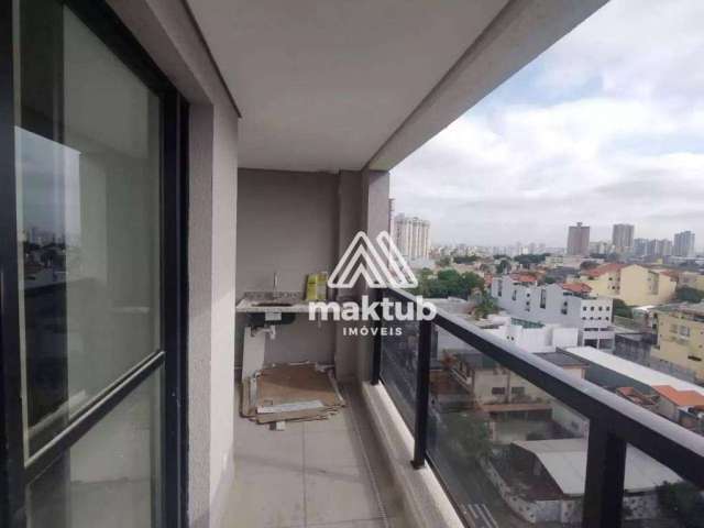 Apartamento com 2 quartos para alugar, 59 m² por R$ 2.890,00 + encargos/mês - Campestre - Santo André/SP