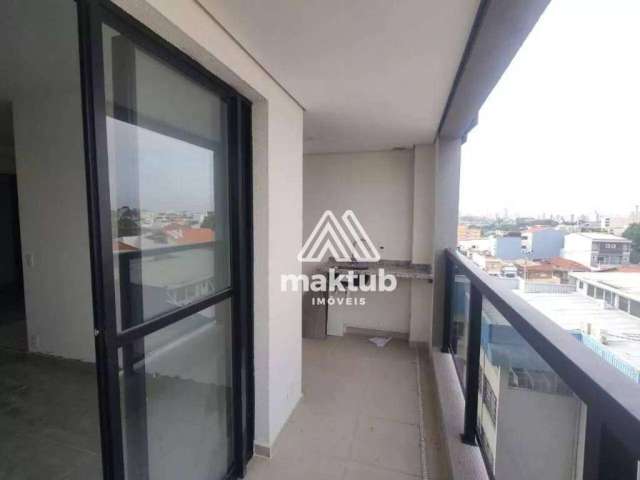 Apartamento com 2 quartos para alugar, 56 m² por R$ 2.690,00 + encargos/mês - Campestre - Santo André/SP