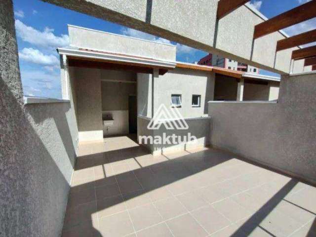 Cobertura com 2 dormitórios à venda, 76 m² por R$ 480.000,00 - Vila Assunção - Santo André/SP